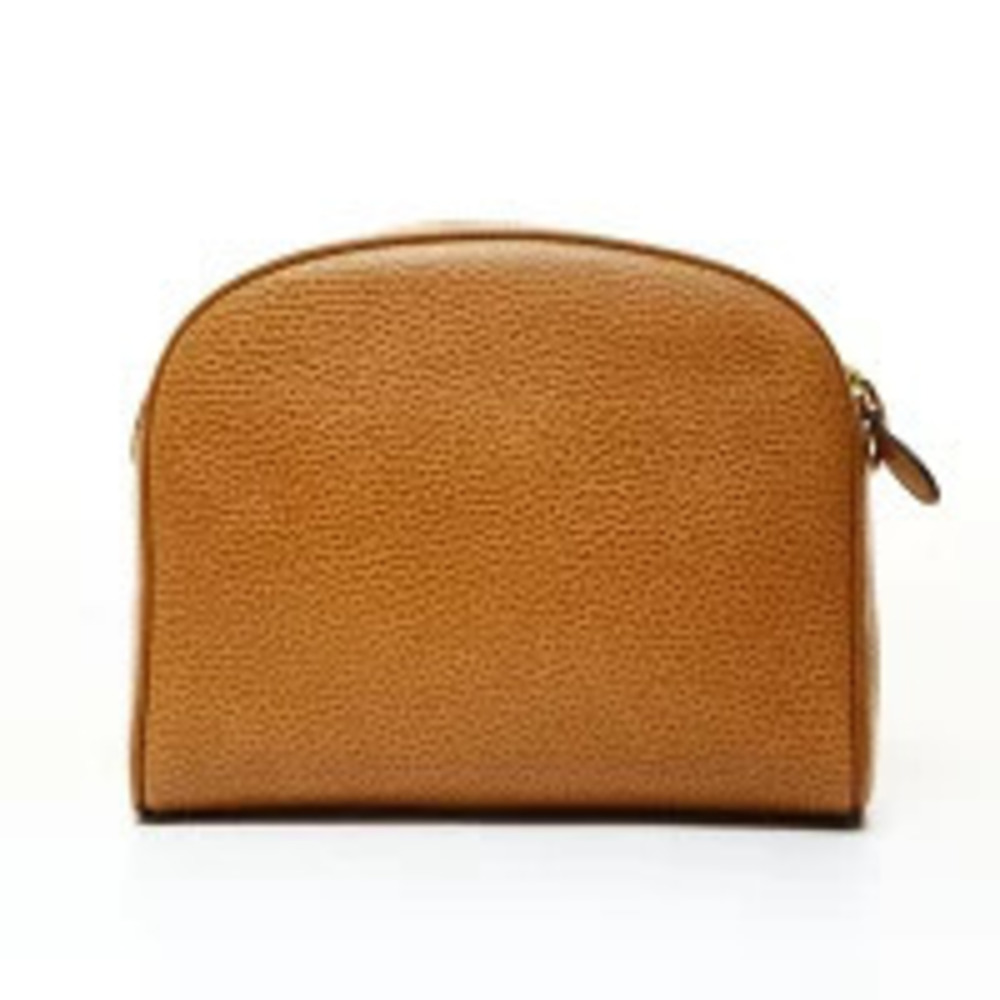 Christian Dior leather shoulder bag brown